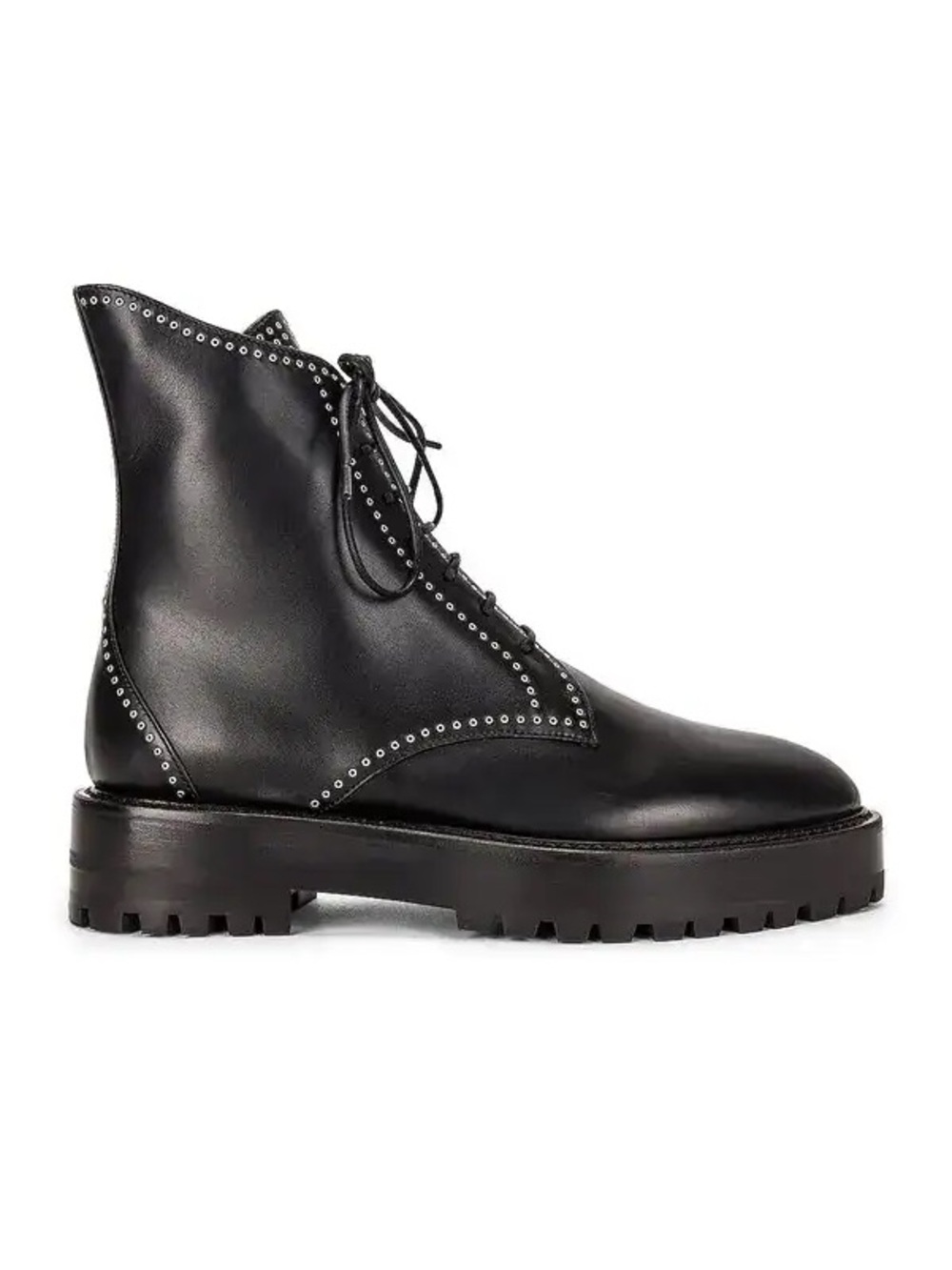 ALAIA!!! Micro Eyelet Leather Lace Up Boots ALAIA!!